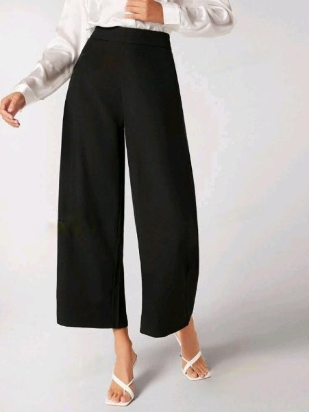 Calça Pantalona Com Bolso E Tecido Social